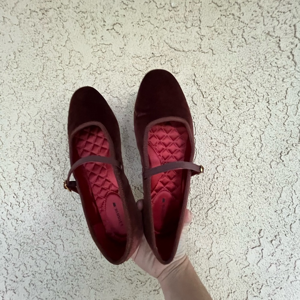 The Hummingbird - Mary Jane Brandy Velvet - 7 | EUC